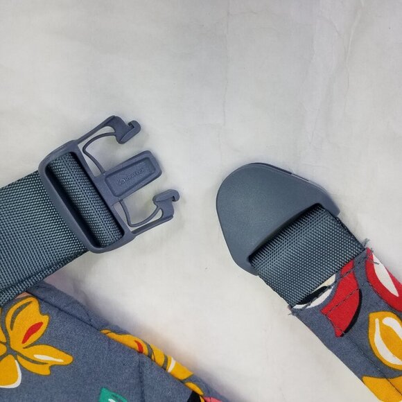 Vera Bradley Essential Sling Backpack Coastal Paradise Grey Crossbody Bag Zip Up - Picture 9 of 16